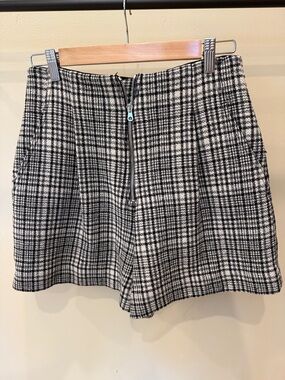 Sandro Paris Tweed Houndstooth Shorts